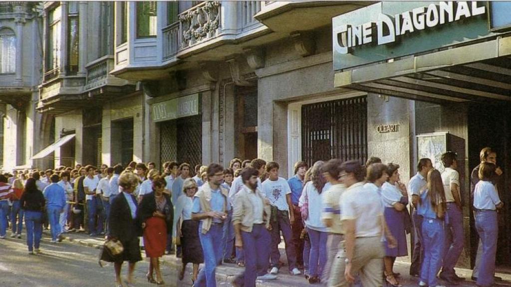 Imagen de archivo del antiguo Cine Diagonal de Barcelona