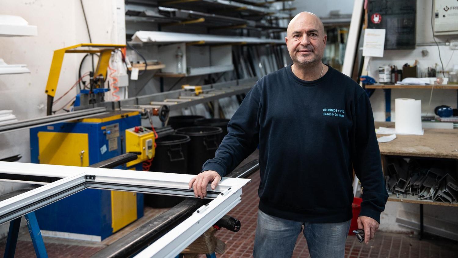 Ignacio del Olmo, carpinterio de Barcelona en el taller Rosell & Del Olmo