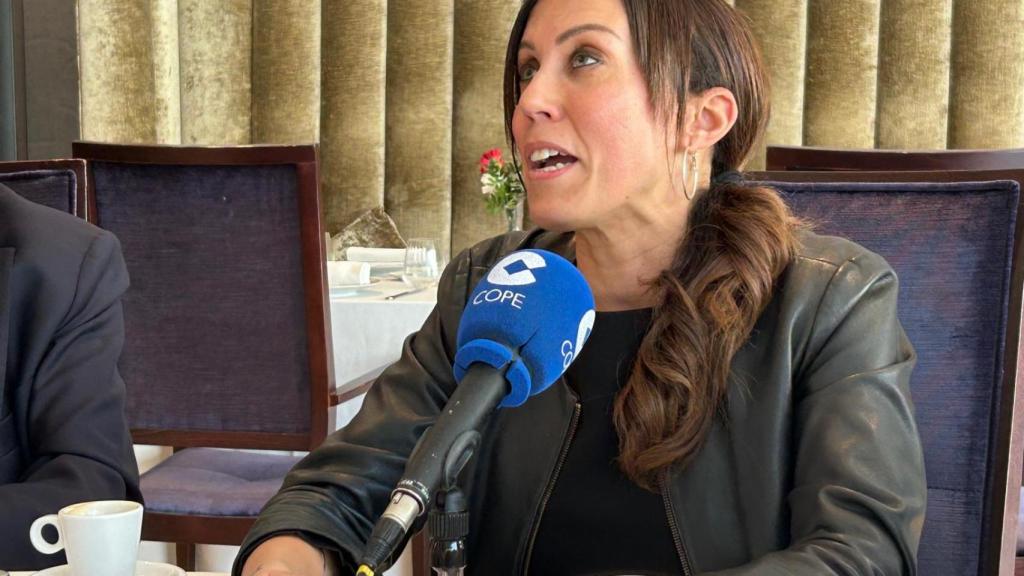 La alcaldesa de Sabadell, Marta Farrés, en la entrevista en la cadena Cope
