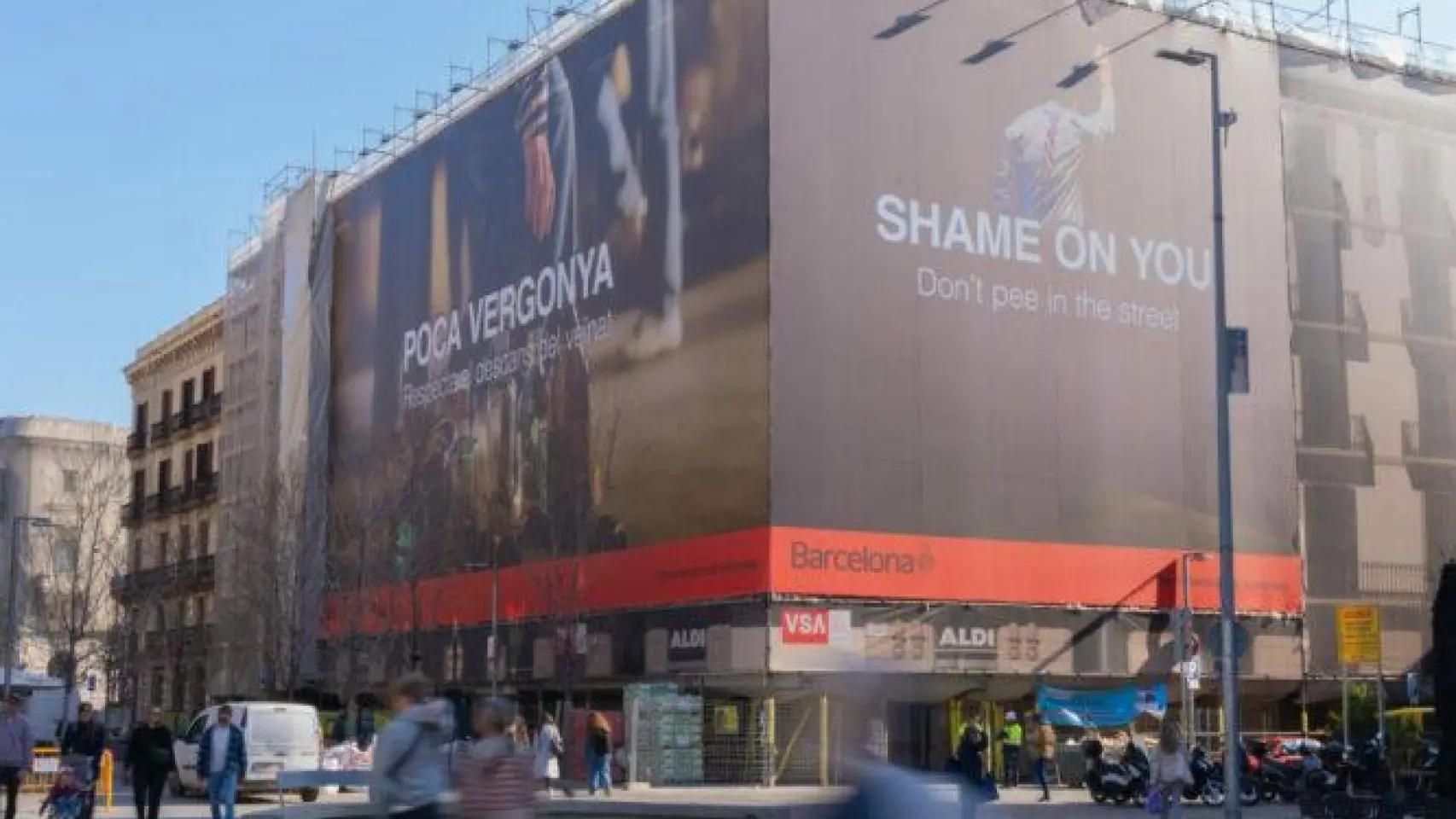 Imagen de la campaña del Ayuntamiento, 'Poca vergonya'