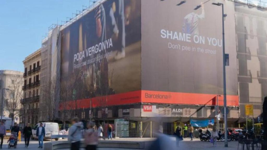 Imagen de la campaña del Ayuntamiento, 'Poca vergonya'