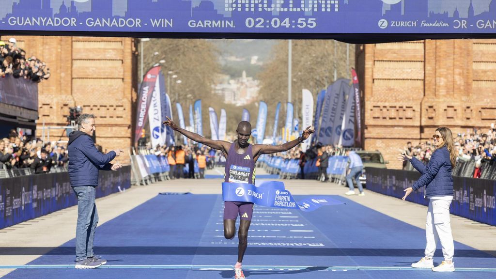 El guanyador masculí de la Marató de Barcelona 2026, Abel Chelangat