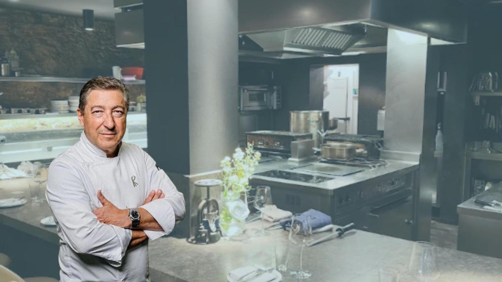 Fotomontaje de Joan Roca y el restaurante Gresca