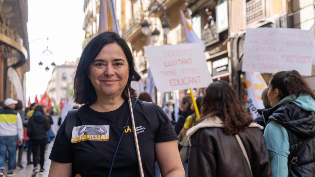 Aurora Trigo, profesora de Economía y delegada sindical de Professors de Secundària