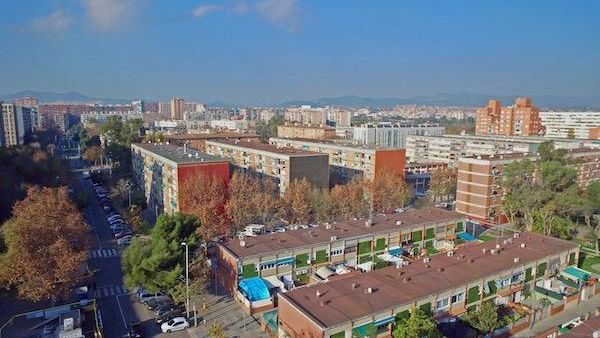 Imatge panoràmica del barri El Besòs i el Maresme de Barcelona