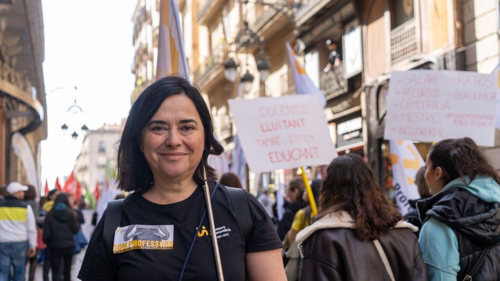 Aurora Trigo, profesora de Economía y delegada sindical de Professors de Secundària