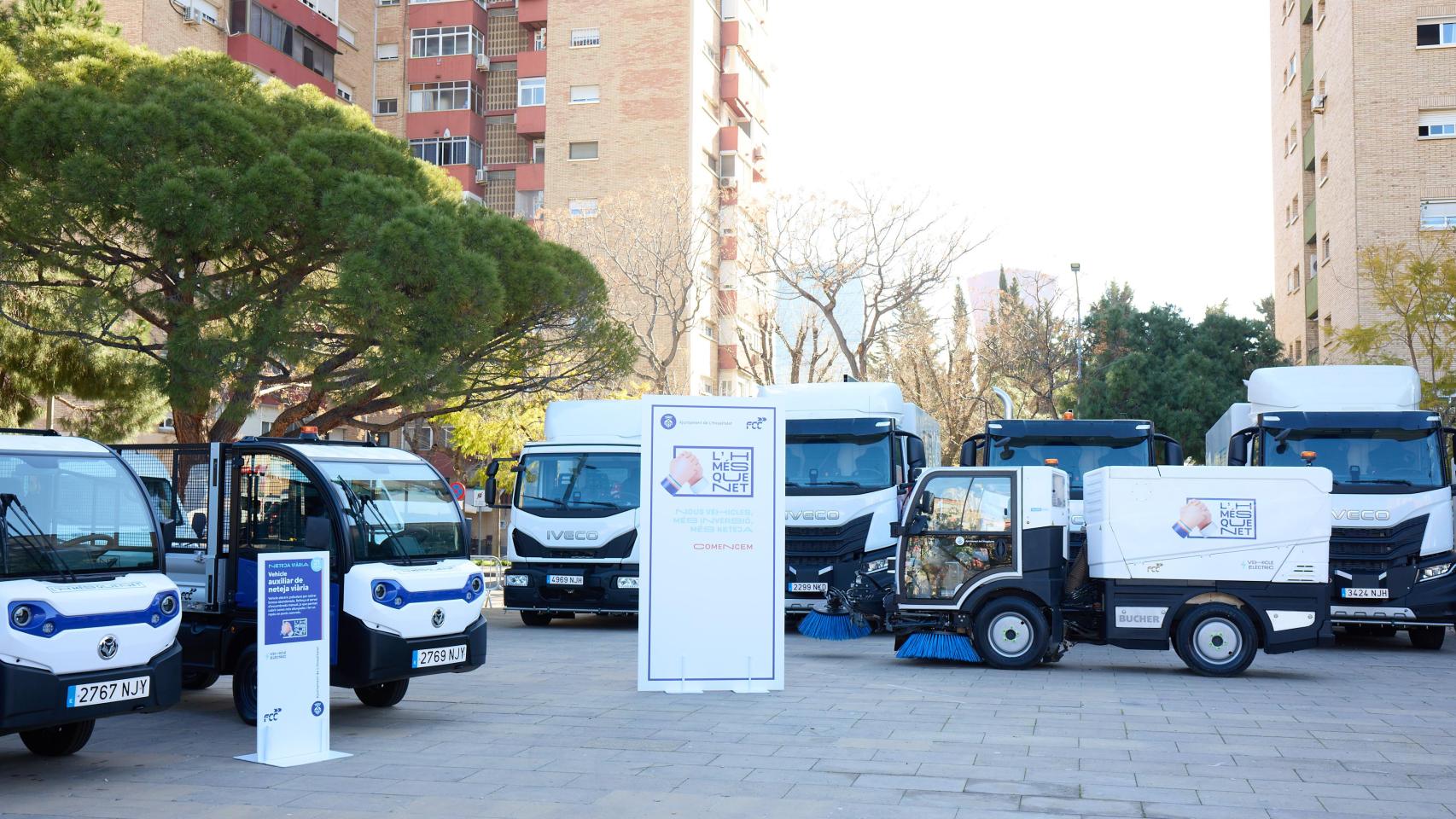 Nueva flota de vehículos de limpieza de L’Hospitalet