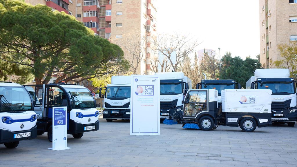 Nueva flota de vehículos de limpieza de L’Hospitalet