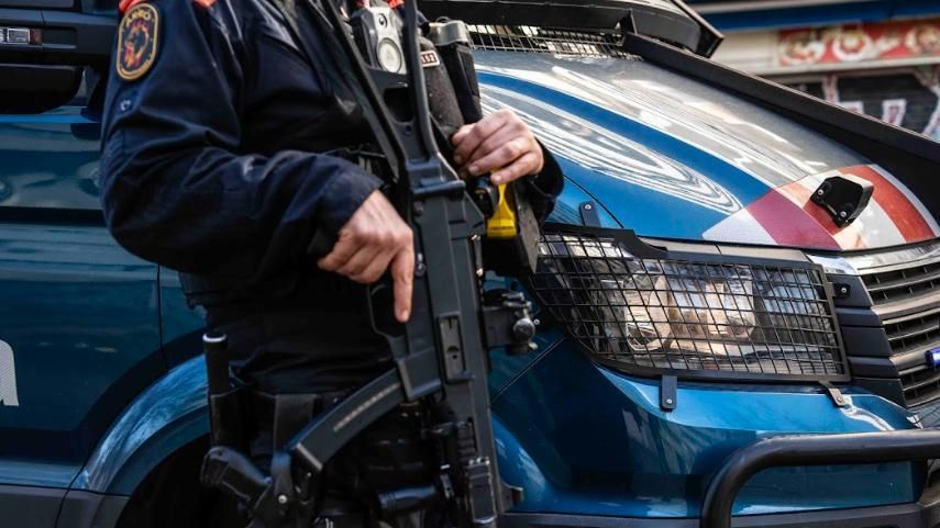 Un agente de ARRO de Mossos d'Esquadra en una imagen de archivo