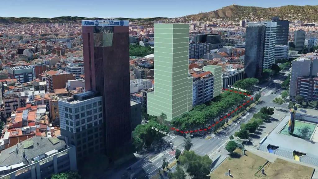 Render de los edificios que se construirán en la calle Tarragona