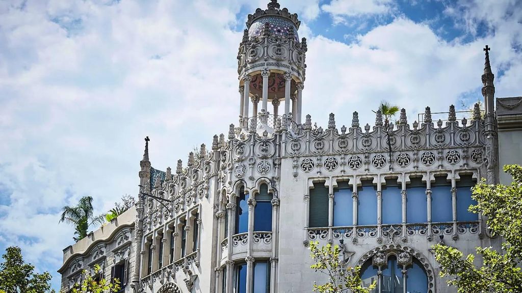 La Casa Lleó Morera de Barcelona en una imatge d'arxiu