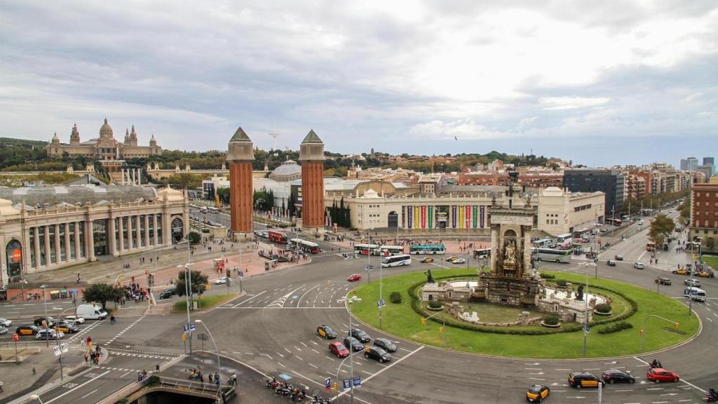 Vista aérea de Plaza de España