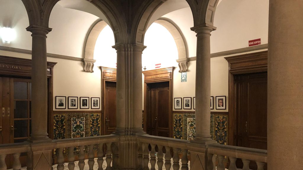 Interior del Casal del Metge de Barcelona en una imatge d'arxiu