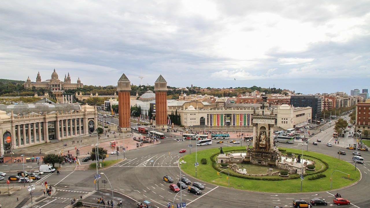 Vista aérea de Plaza de España