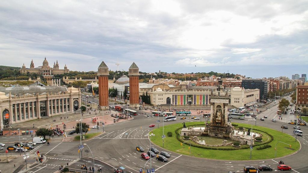 Vista aérea de Plaza de España