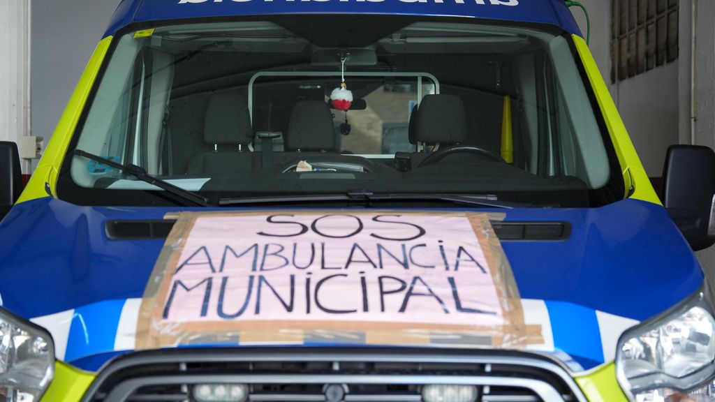 L'ambulància de la Guàrdia Urbana de L'Hospitalet de Llobregat