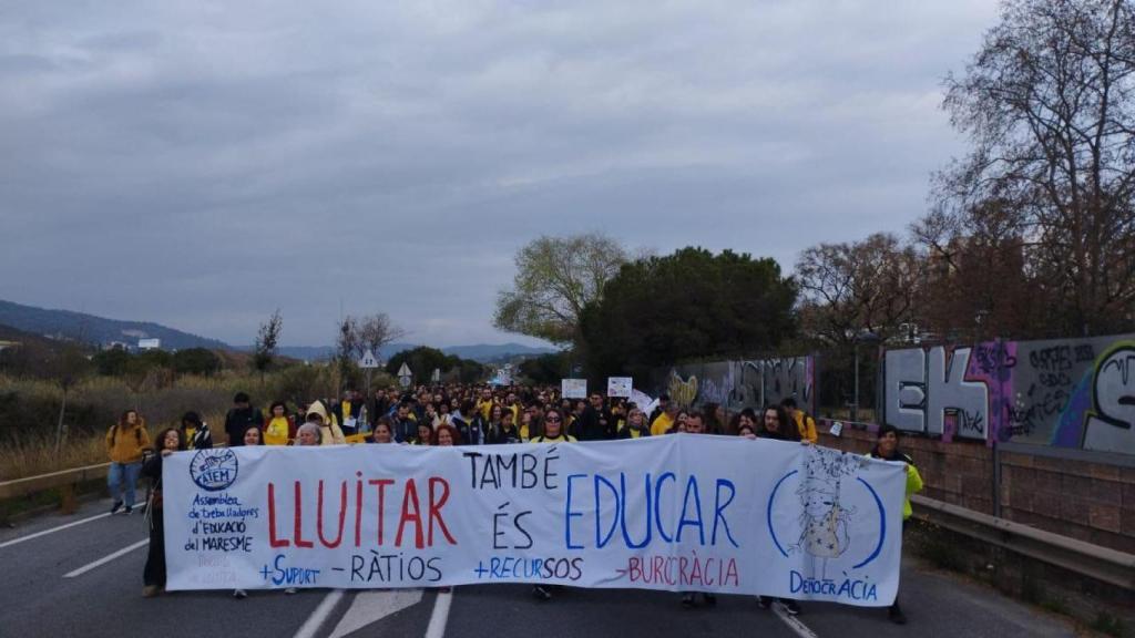Cortes en la C-60 a la entrada de Mataró