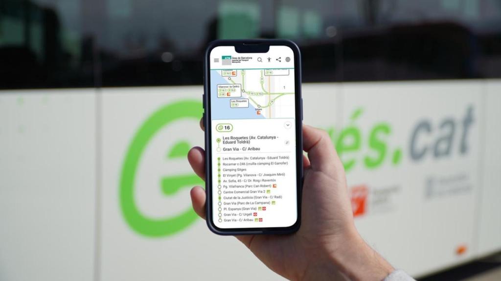Plano integrado de los autobuses exprés de la Gran Barcelona