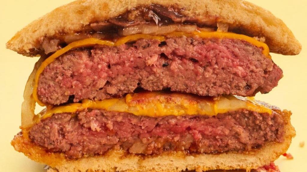 Una de les hamburgueses del restaurant Papanatas de Sabadell