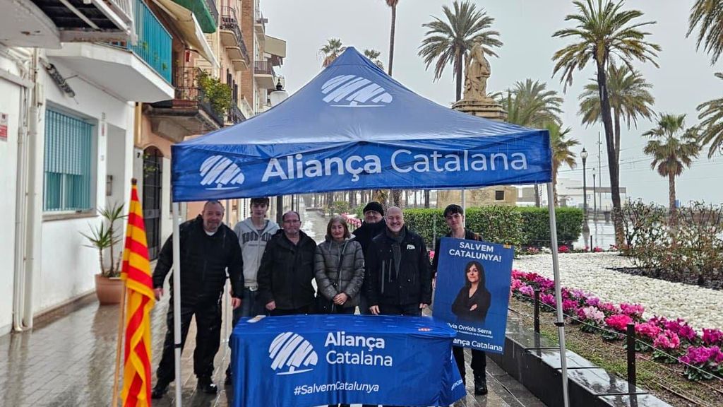 Carpa d'Aliança Catalana a Badalona