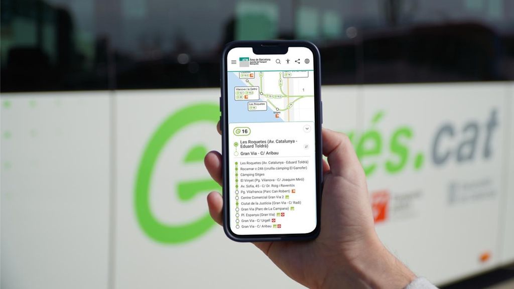 Plano integrado de los autobuses exprés de la Gran Barcelona