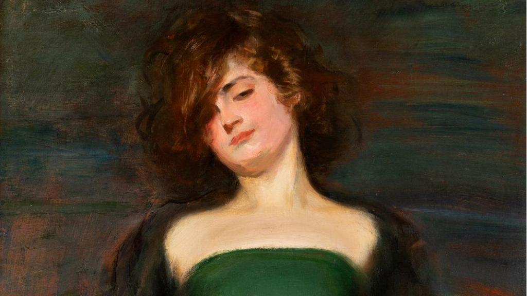 Subastan un retrato inédito de Ramon Casas