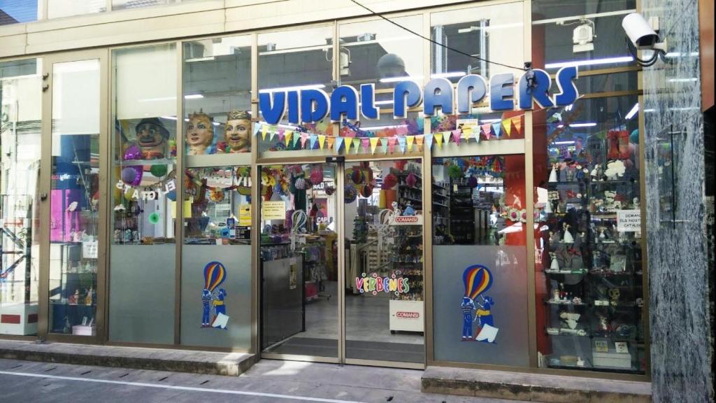 Exterior de la tienda Vidal Papers de Sabadell