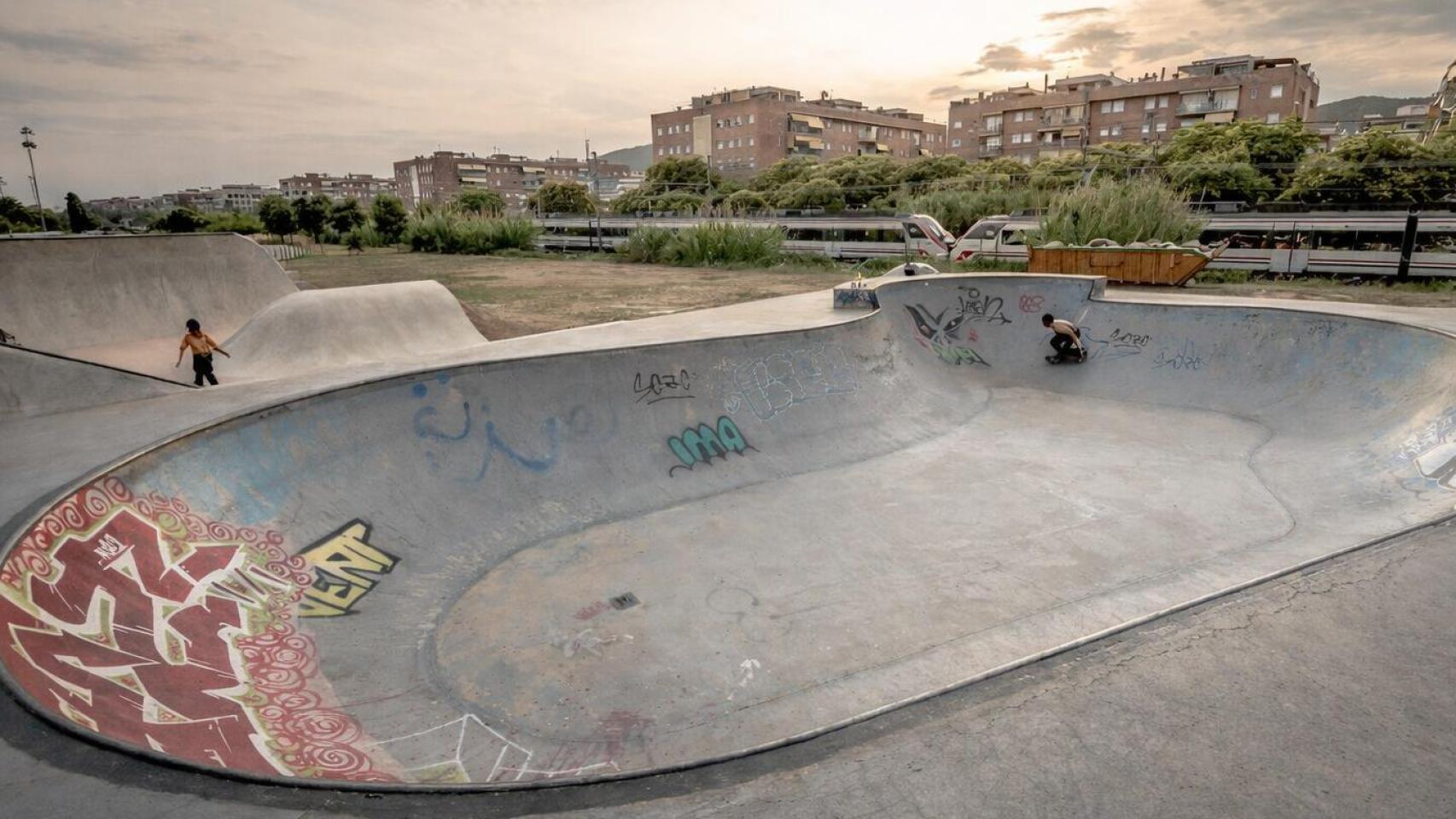 Imagen de archivo del skatepark de Castelldefels