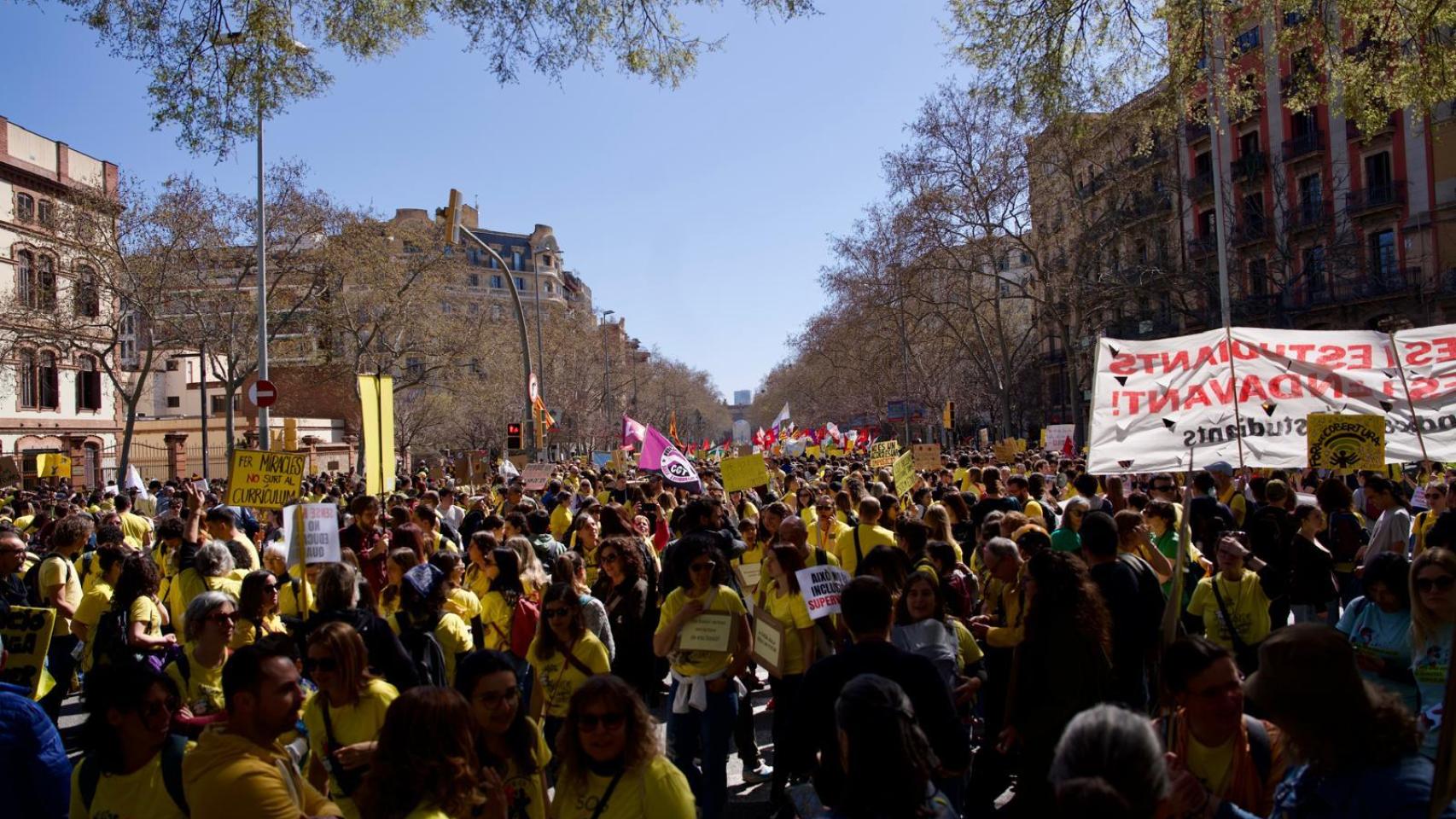 Nuevo ciclo de huelgas en Educación: los sindicatos convocan paros en mayo y junio en Barcelona