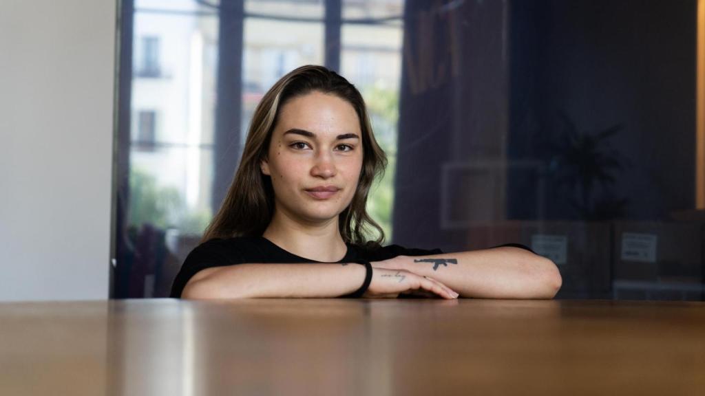 Tania Álvarez durante su entrevista con Metrópoli