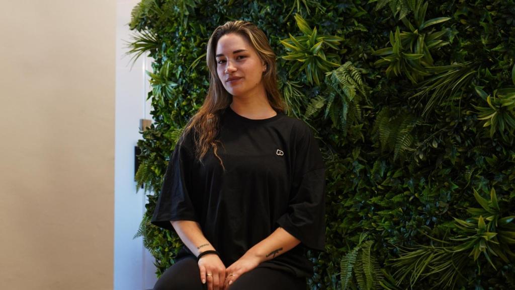 La boxejadora Tania Álvarez en una imatge durant la seva entrevista amb Metrópoli