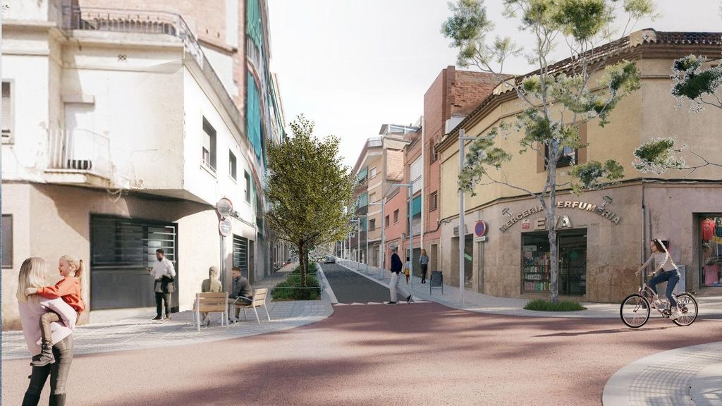 Render del carrer Torras i Bages a Santa Coloma