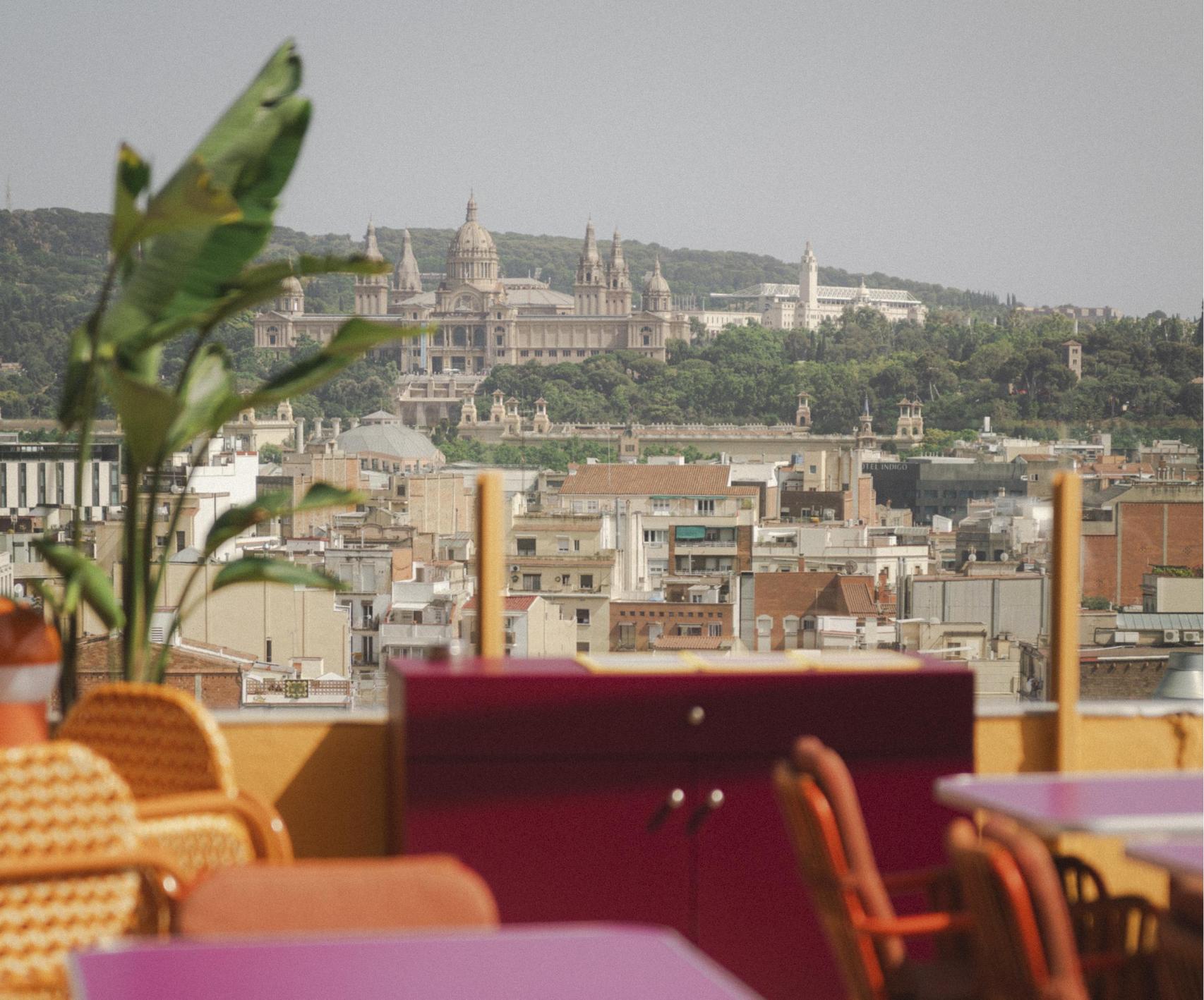 Bonavista, la terraza del Hotel Moxy de Barcelona