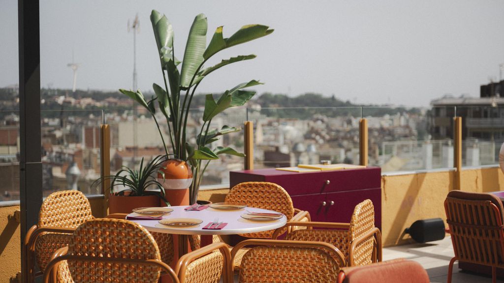 Bonavista, la terraza del Hotel Moxy de Barcelona