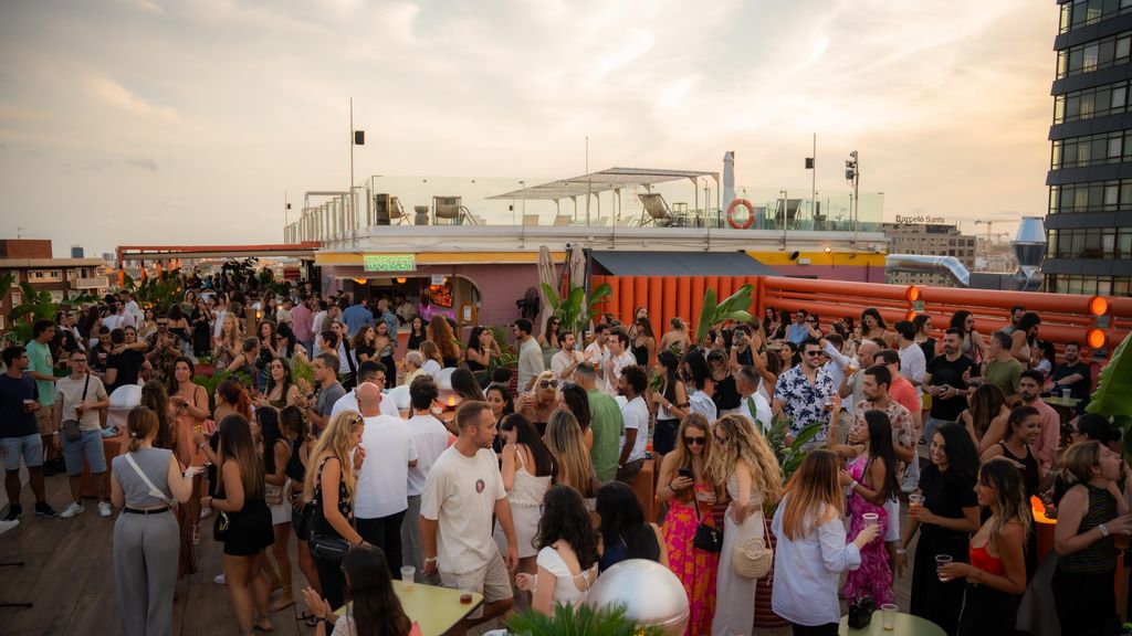 Bonavista, la terrassa de l'Hotel Moxy de Barcelona