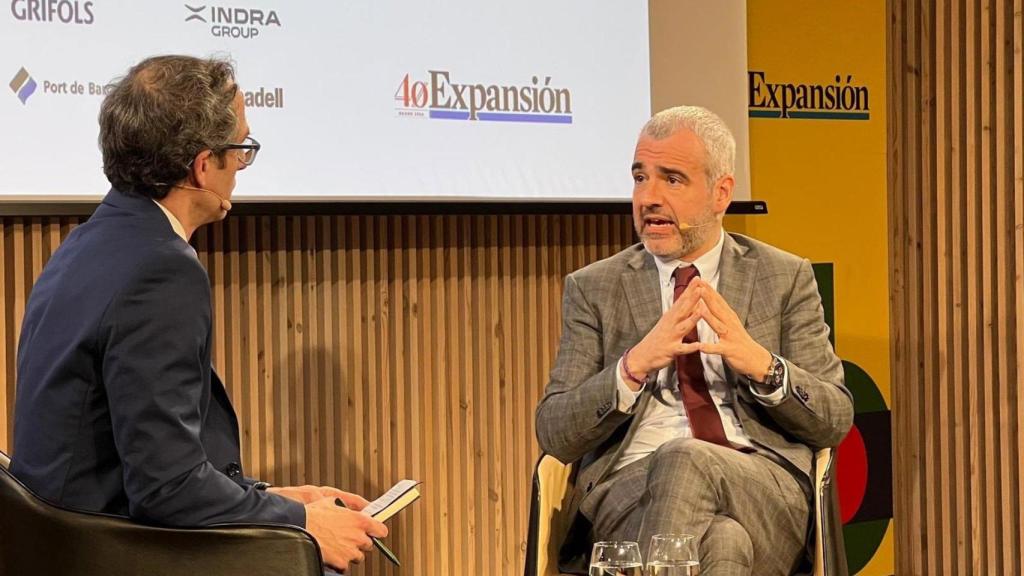 El presidente y consejero delegado de Aena, Maurici Lucena, en el 'Gran Encuentro Expansión Catalunya' en el Recinto de Sant Pau de Barcelona