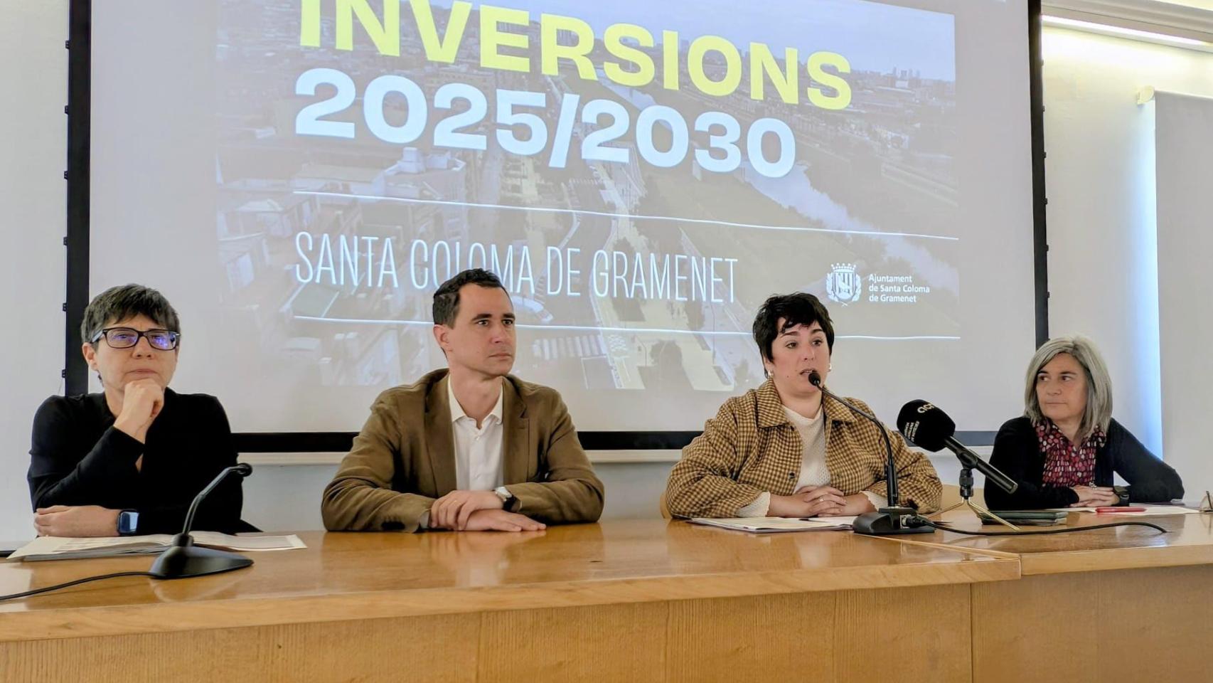 Presentación del plan de inversiones de Santa Coloma