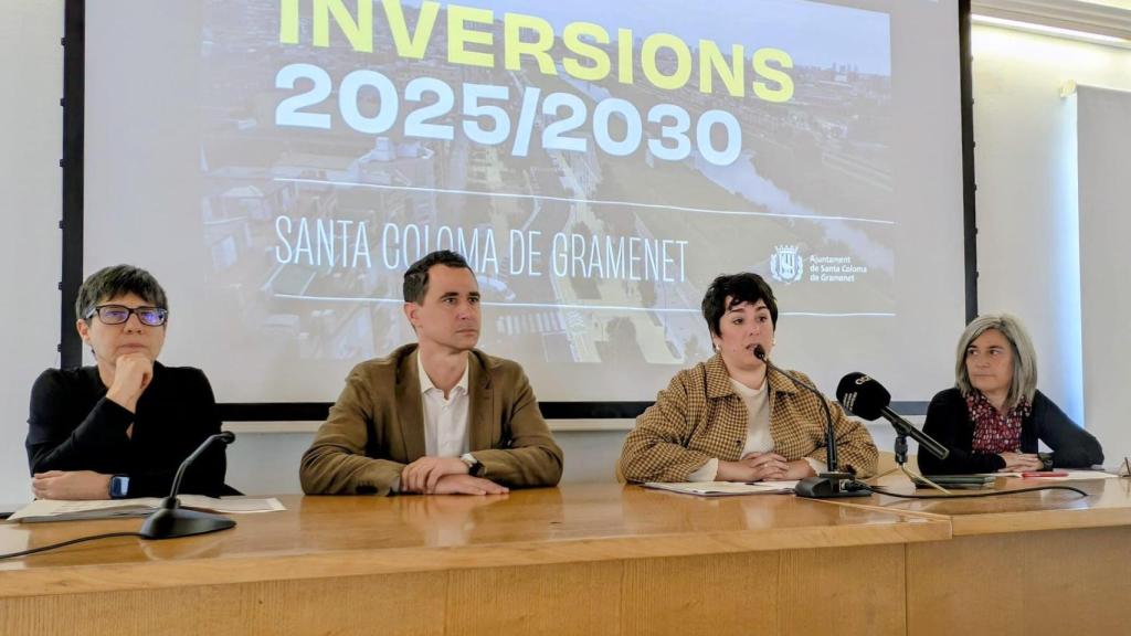 Presentación del plan de inversiones de Santa Coloma