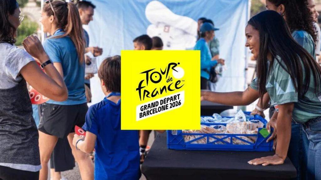 Cartel Así del Grand Départ del Tour de Francia 2026 en Barcelona