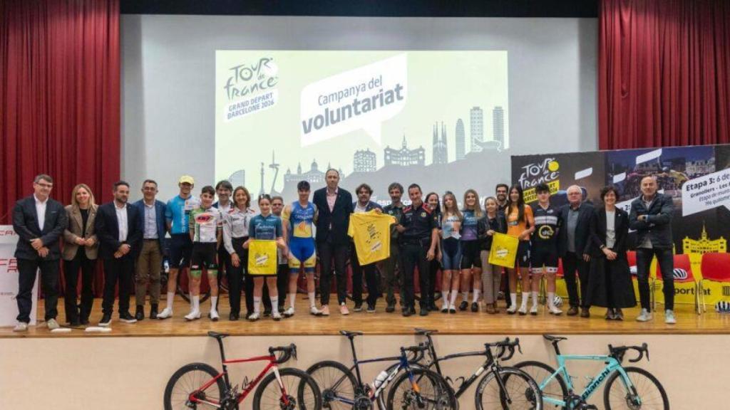 Campaña de voluntariado para el Grand Départ del Tour de Francia 2026 en Barcelona