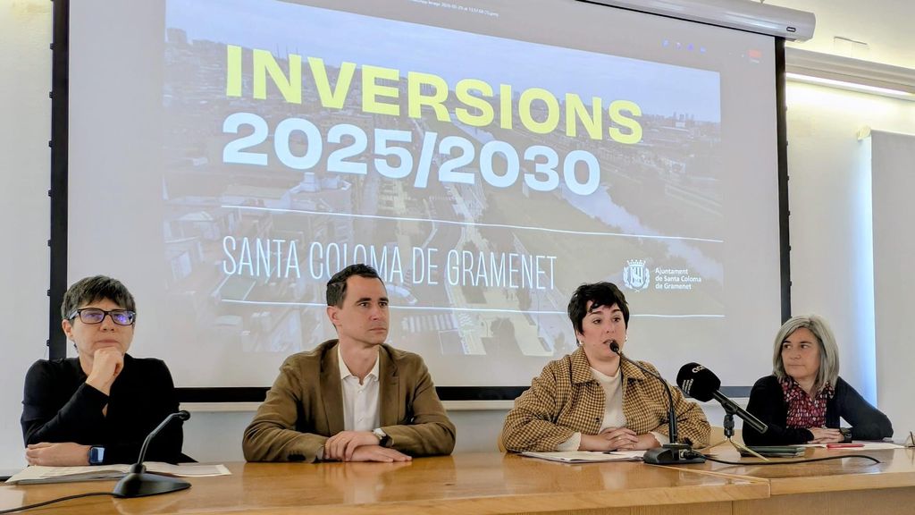 Presentación del plan de inversiones de Santa Coloma