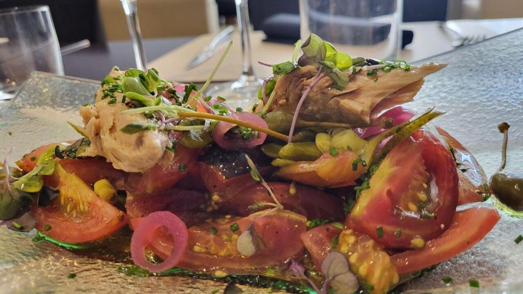 Plato del restaurante L'Obra en Santa Coloma