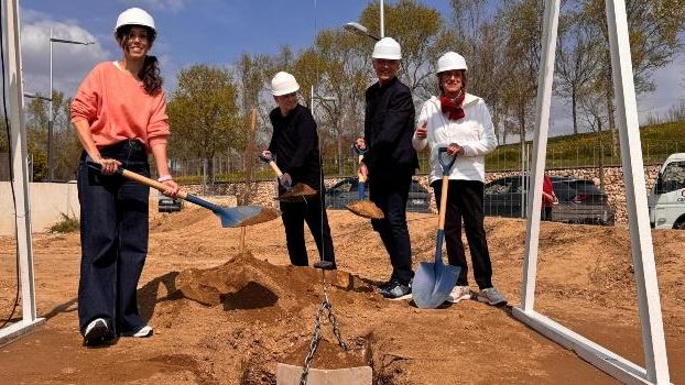 La colocación de la primera piedra en Sabadell