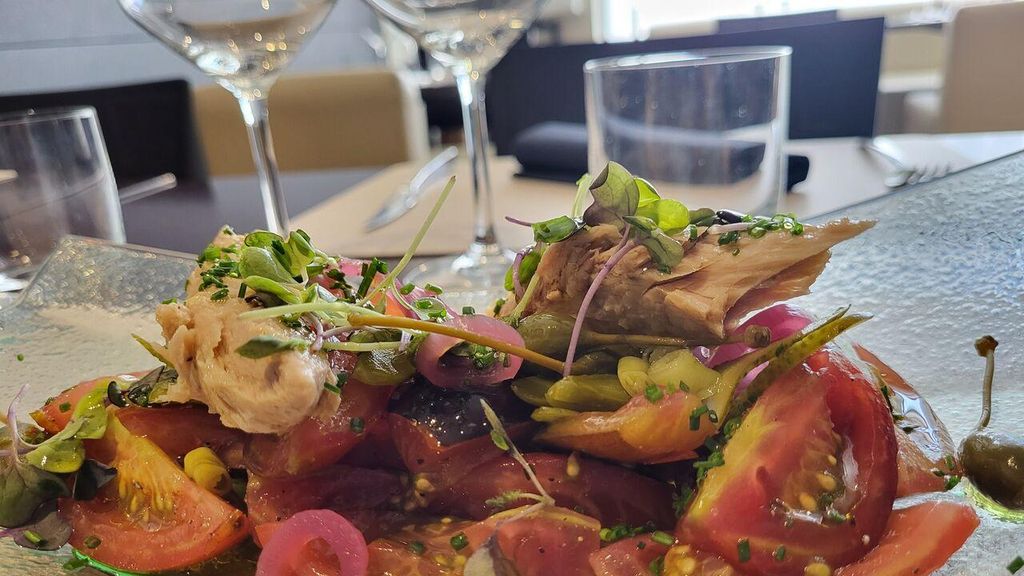 Plat del restaurant L'Obra a Santa Coloma