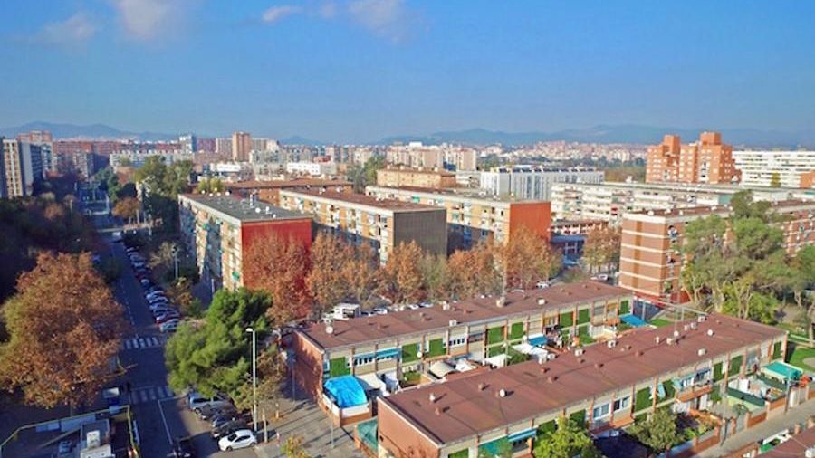 Vista aèria del Besòs i el Maresme