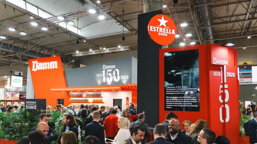 L'estand de la cervesera