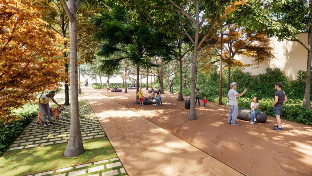 Render de la futura obra en Guinardó