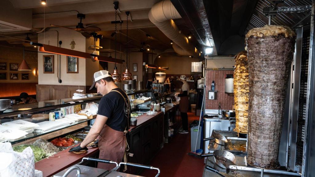 Cocina de Shawarma Haifa