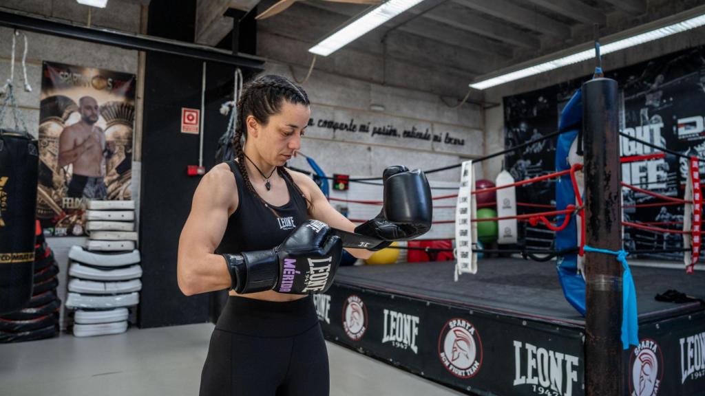Karla Mérida, boxeadora de Montbau que competirá por el oro nacional