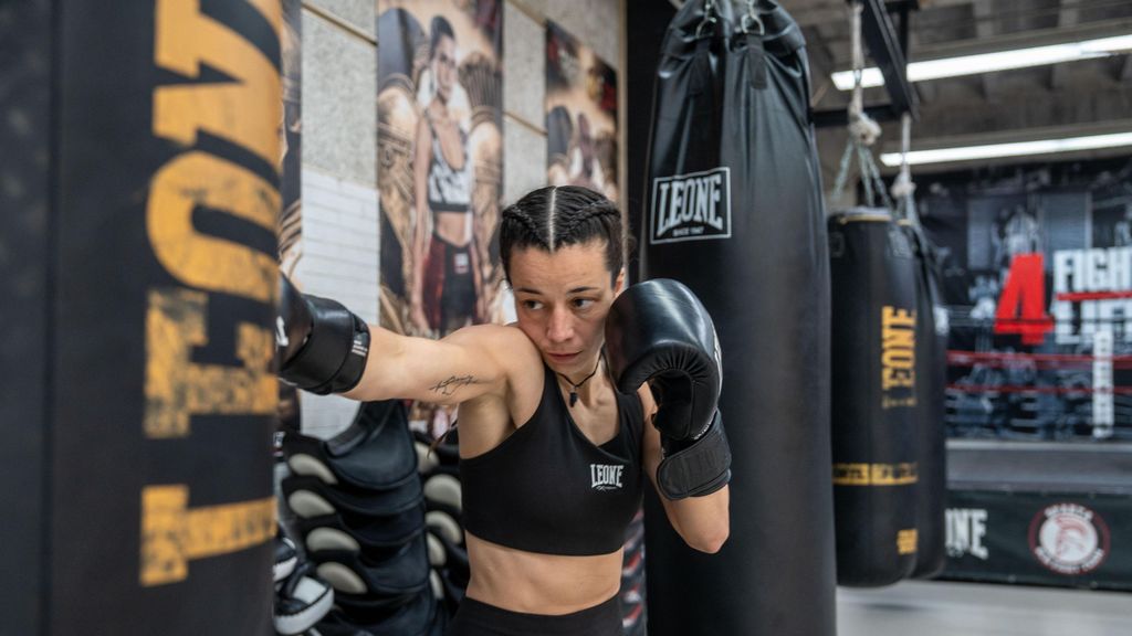 Karla Mérida, boxejadora de Montbau que competirà per l'or nacional